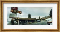Framed Motel at the roadside, Aurora Avenue, Seattle, Washington State, USA
