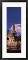 Framed Low angle view of a hotel, Replica Eiffel Tower, Paris Las Vegas, The Strip, Las Vegas, Nevada, USA