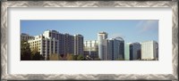 Framed Skyscrapers in a city, Lake Eola, Orlando, Orange County, Florida, USA