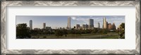 Framed Austin skyline, Travis County, Texas