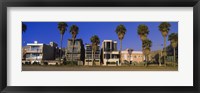 Framed Buildings in a city, Venice Beach, City of Los Angeles, California, USA