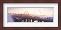 Framed Pier with ferris wheel in the background, Santa Monica Pier, Santa Monica, Los Angeles County, California, USA