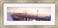 Framed Pier with ferris wheel in the background, Santa Monica Pier, Santa Monica, Los Angeles County, California, USA