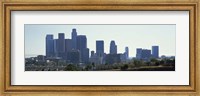 Framed Skyscrapers in a city, Los Angeles, California, USA 2009