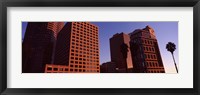 Framed Buildings in Los Angeles, California