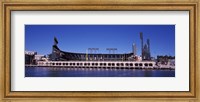 Framed Baseball park at the waterfront, AT&T Park, 24 Willie Mays Plaza, San Francisco, California, USA