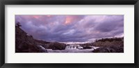 Framed Water falling into a river, Great Falls National Park, Potomac River, Washington DC, Virginia, USA