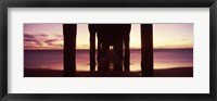 Framed View from Under Manhattan Beach Pier, California