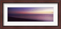 Framed Ocean at sunset, Los Angeles County, California, USA