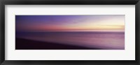 Framed Ocean at sunset, Los Angeles County, California, USA