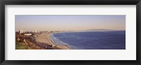 Framed City at the waterfront, Santa Monica, Los Angeles County, California, USA