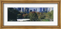 Framed Ice rink in a park, Wollman Rink, Central Park, Manhattan, New York City, New York State, USA 2010