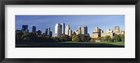 Framed Skyscrapers in a city, Central Park, Manhattan, New York City, New York State, USA 2010