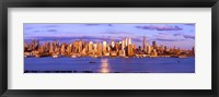 Framed Skyscrapers in a city, Manhattan, New York City, New York State, USA
