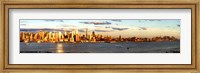 Framed View of Manhattan from New Jersey