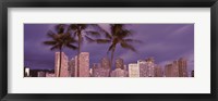 Framed Buildings in a city, Honolulu, Oahu, Honolulu County, Hawaii, USA 2010