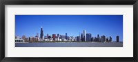 Framed Skyscrapers at the waterfront, Willis Tower, Shedd Aquarium, Chicago, Cook County, Illinois, USA 2011