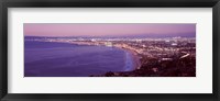 Framed View of Los Angeles downtown, California, USA