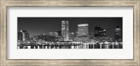 Framed City at the waterfront, Baltimore, Maryland, USA