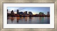 Framed Buildings at the waterfront, Portland, Multnomah County, Oregon, USA