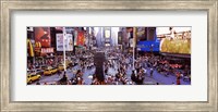 Framed People in a city, Times Square, Manhattan, New York City, New York State, USA
