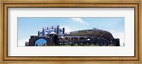 Framed Football stadium in a city, Bank of America Stadium, Charlotte, Mecklenburg County, North Carolina, USA