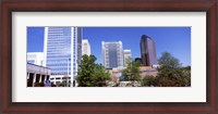 Framed Downtown modern buildings in a city, Charlotte, Mecklenburg County, North Carolina, USA 2011