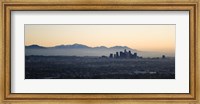 Framed Hazy Sky over Los Angeles, Panoramic View