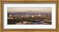 Framed Buildings in a city, Miracle Mile, Hayden Tract, Hollywood, Griffith Park Observatory, Los Angeles, California, USA