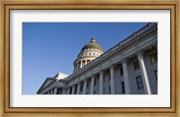 Framed Utah State Capitol Building, Salt Lake City, Utah
