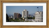 Framed Utah State Capitol Building, Salt Lake City Council Hall, Salt Lake City, Utah, USA