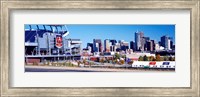Framed Stadium in a city, Sports Authority Field at Mile High, Denver, Denver County, Colorado