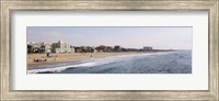 Framed Surf on the beach, Santa Monica Beach, Santa Monica, Los Angeles County, California, USA