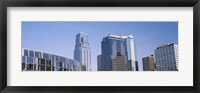 Framed Low angle view of downtown skyline, Town Pavilion, Kansas City, Missouri