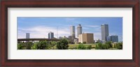 Framed Downtown Tulsa from Centennial Park, Oklahoma