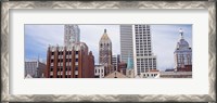 Framed Low angle view of downtown skyline, Tulsa, Oklahoma