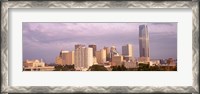 Framed Downtown skyline, Oklahoma City, Oklahoma