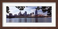 Framed City at the waterfront, Ohio River, Cincinnati, Hamilton County, Ohio