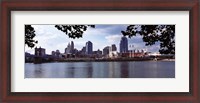 Framed City at the waterfront, Ohio River, Cincinnati, Hamilton County, Ohio