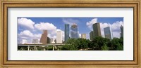 Framed Wedge Tower, ExxonMobil Building, Chevron Building, Houston, Texas (horizontal)