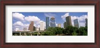 Framed Wedge Tower, ExxonMobil Building, Chevron Building, Houston, Texas (horizontal)