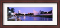 Framed Buildings at the waterfront, Arkansas River, Wichita, Kansas, USA