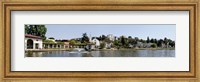 Framed Lake Merritt in Oakland, California, USA