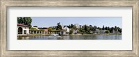 Framed Lake Merritt in Oakland, California, USA