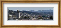 Framed High angle view of Beverly Hills, West Hollywood, Hollywood Hills, California