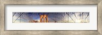 Framed Details of the Brooklyn Bridge, New York City, New York State, USA