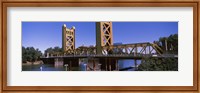 Framed Tower Bridge, Sacramento, CA , USA