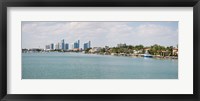 Framed Buildings at the waterfront, Miami, Florida, USA (daytime)