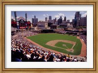 Framed Home of the Detroit Tigers Baseball Team, Comerica Park, Detroit, Michigan, USA