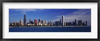 Framed Chicago Skyline from Lake Michigan